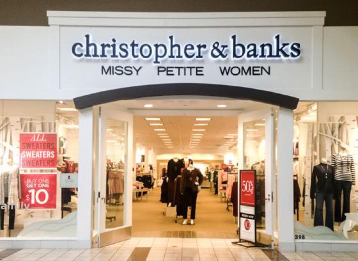 Christopher & Banks storefront