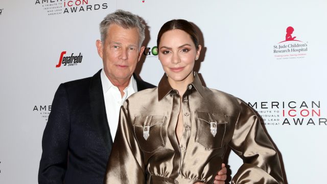 David Foster and Katharine McPhee at the American Icon Awards in 2019
