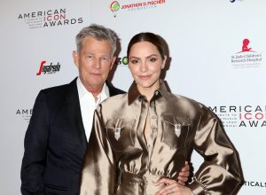 David Foster and Katharine McPhee at the American Icon Awards in 2019