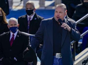 Garth Brooks signing at President Biden's Inauguration