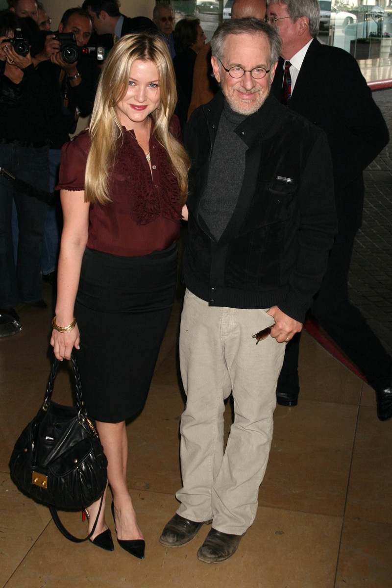 Jessica Capshaw and Steven Spielberg