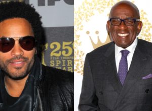 Lenny Kravitz and Al Roker