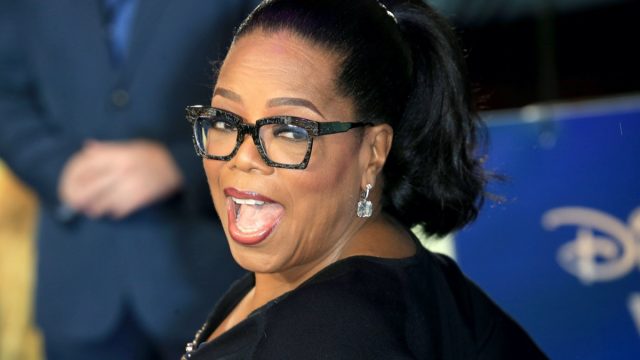 Oprah Winfrey at the London premiere of "A Wrinkle in Time" in 2018
