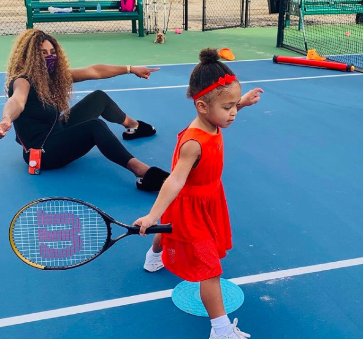 Serena Williams Just Shared a Photo of Her Daughter on the Tennis Court - 61