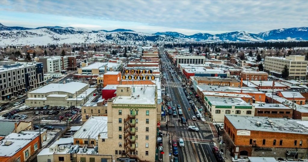 cityscape photo of downtown Bozeman, Montana