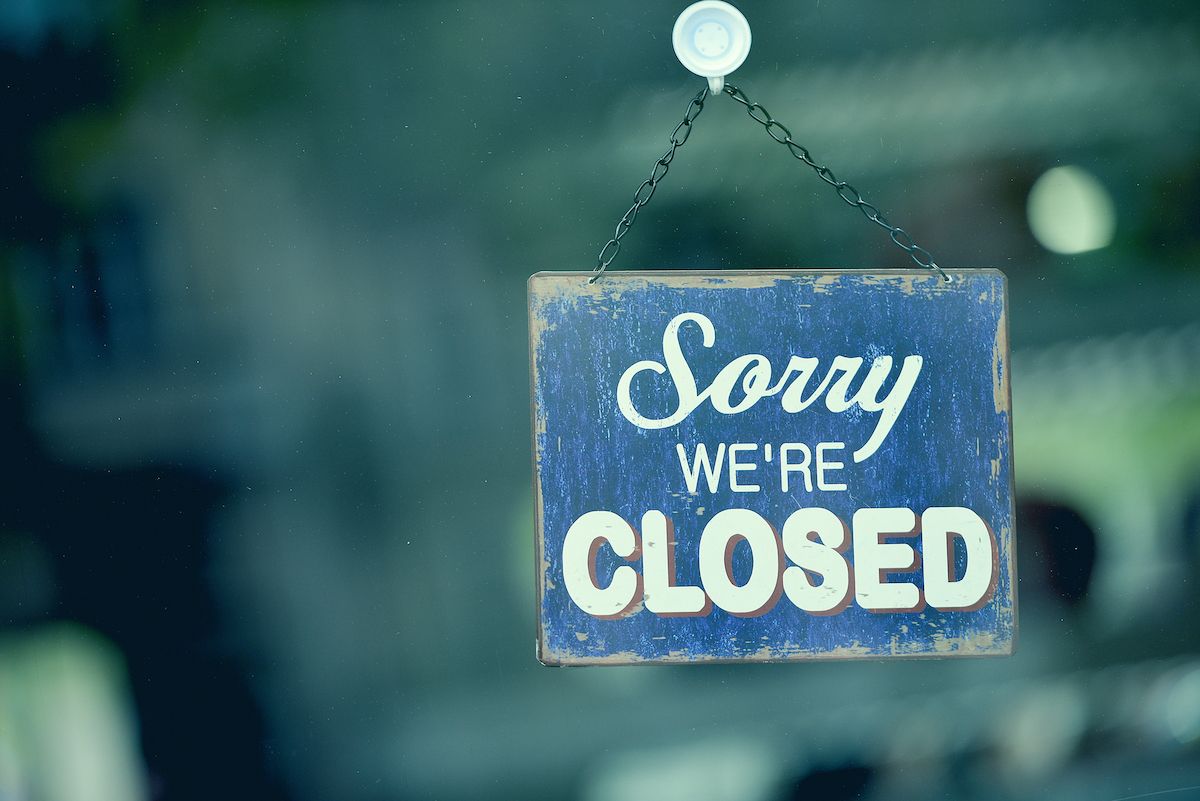 We were this close. Shop is closed. Табличка закрыто синяя. Sorry we are closed. We are closed.