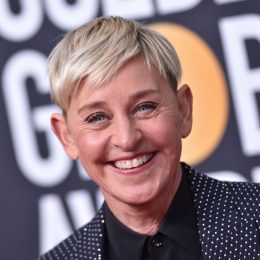 Ellen DeGeneres at the 'Golden Globe Awards' in 2020