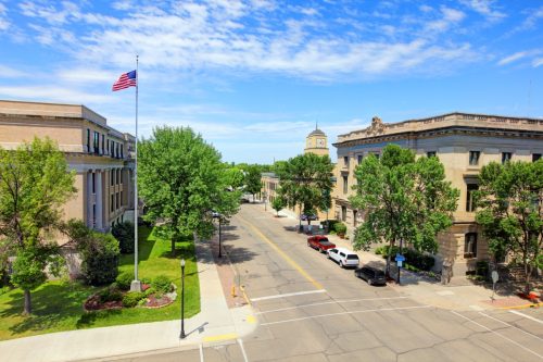cityscape photo of downtown Grand Forks, North Dakota