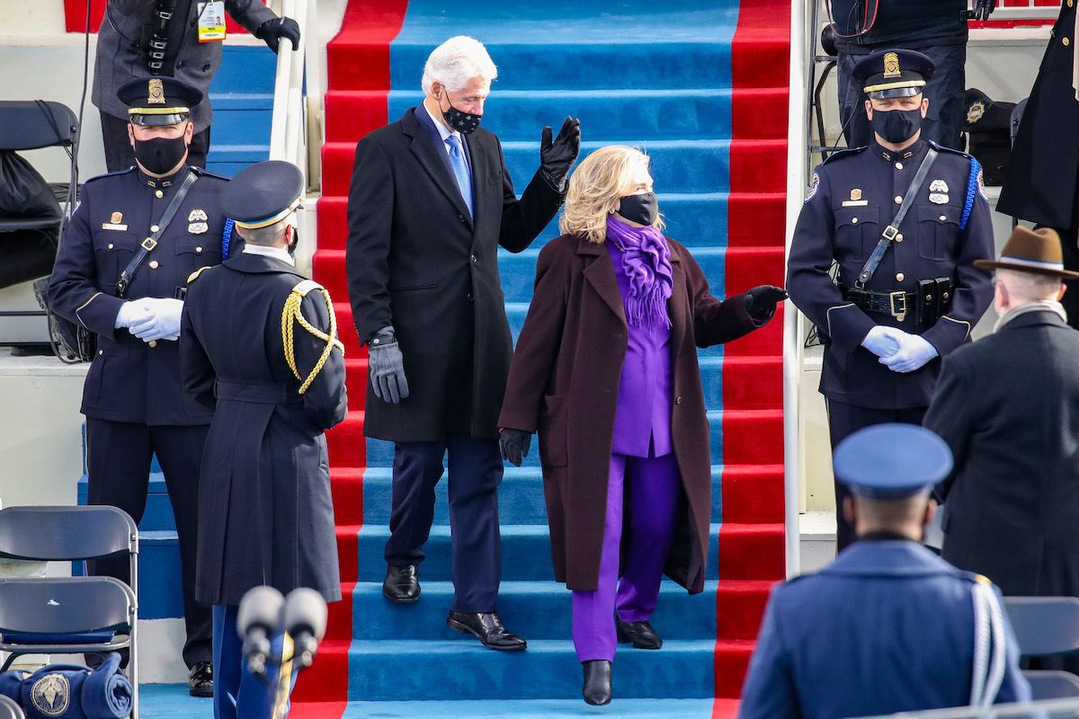 The Real Reason So Many People Are Wearing Purple at the Inauguration - 45