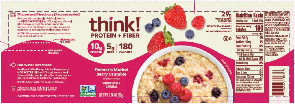 think! oatmeal packaging
