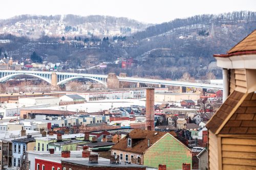City view from Polish Hill, Pittsburgh, Pennsylvania, USA