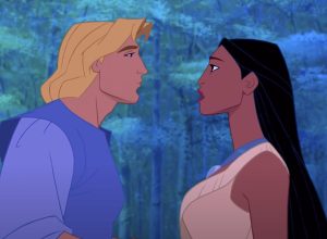 John Smith and Pocahontas in Disney's Pocahontas