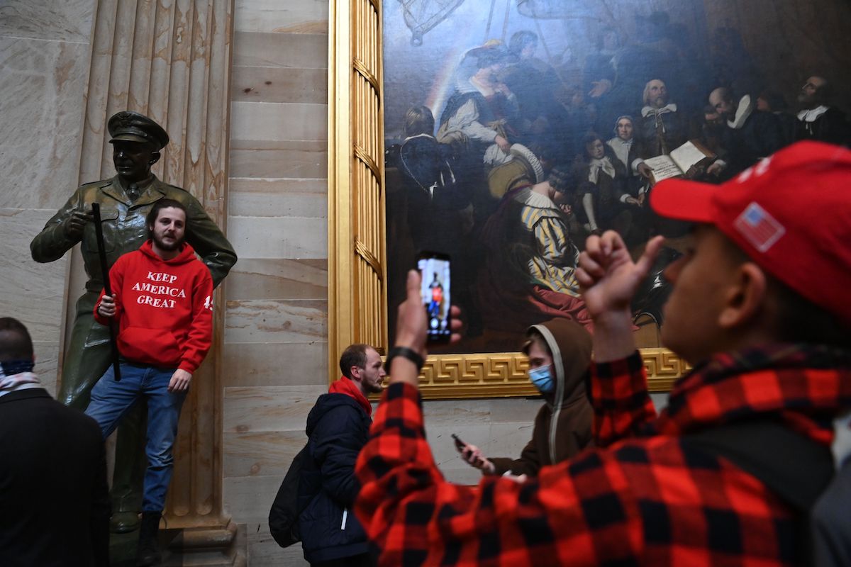 The Most Shocking Photos of Trump Supporters Storming the U S  Capitol - 48