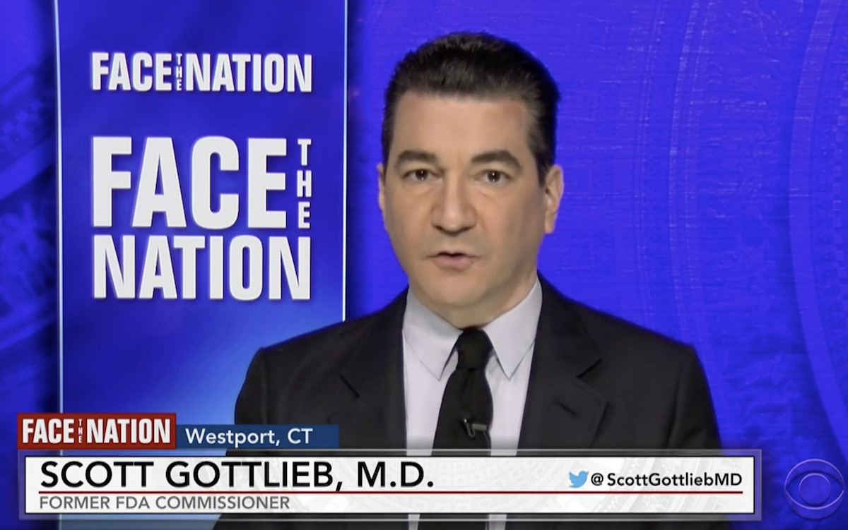 Scott Gottlieb, former FDA commissioner, on CBS News' Face the Nation on Jan. 10