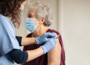 Over 65 getting vaccine