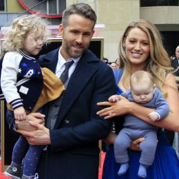 Blake Lively and Ryan Reynolds with kids