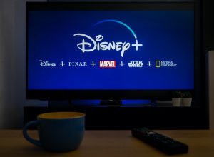 Disney+ Logo on TV