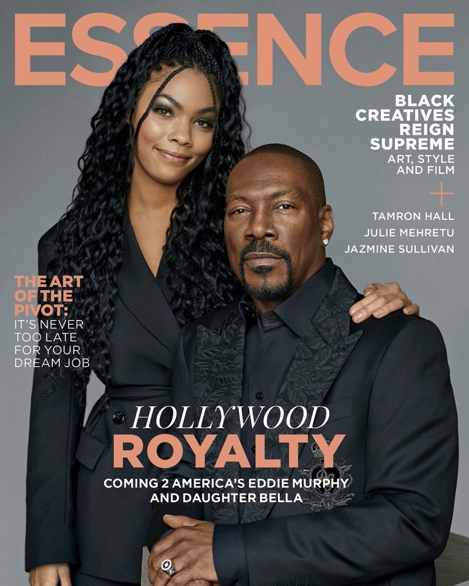 Eddie and Bella Murphy on the cover of Essence