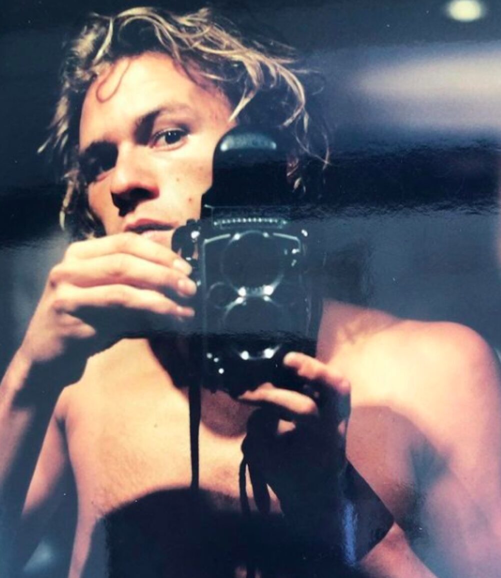 Heath Ledger self-portrait photo
