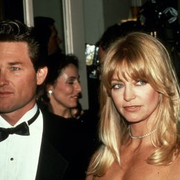 Kurt Russell and Goldie Hawn in 1990