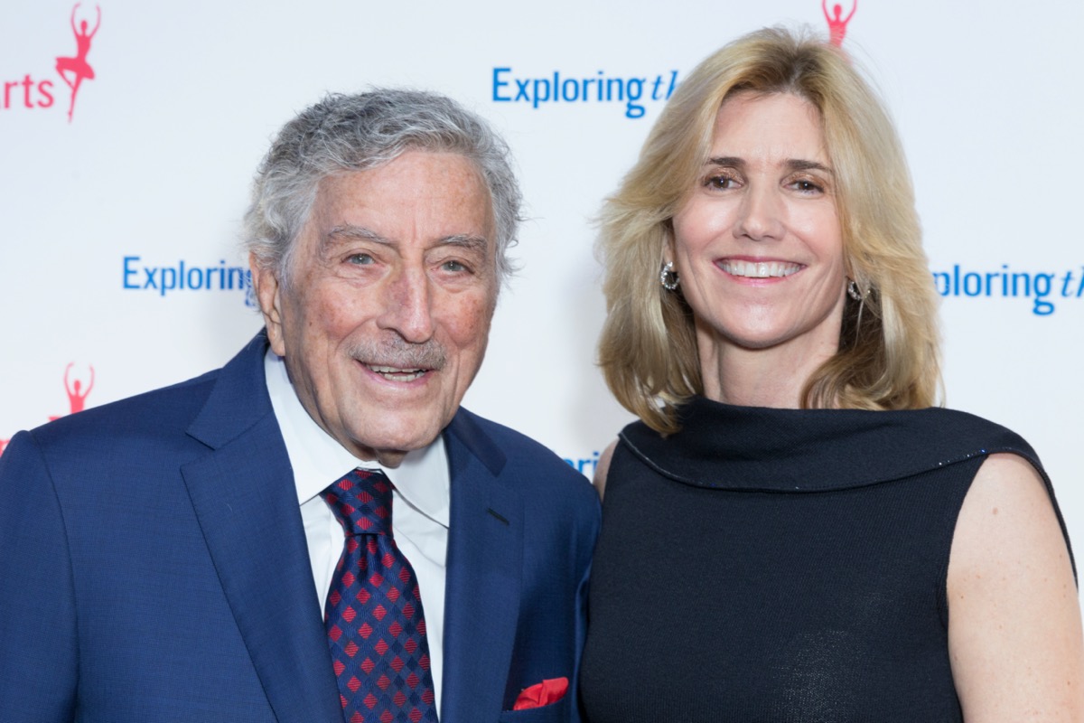 Tony Bennett and Susan Benedetto at the Exploring the Arts gala in New York in 2018