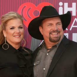Trisha Yearwood and Garth Brooks at the iHeart Radio Music Awards in March 2019