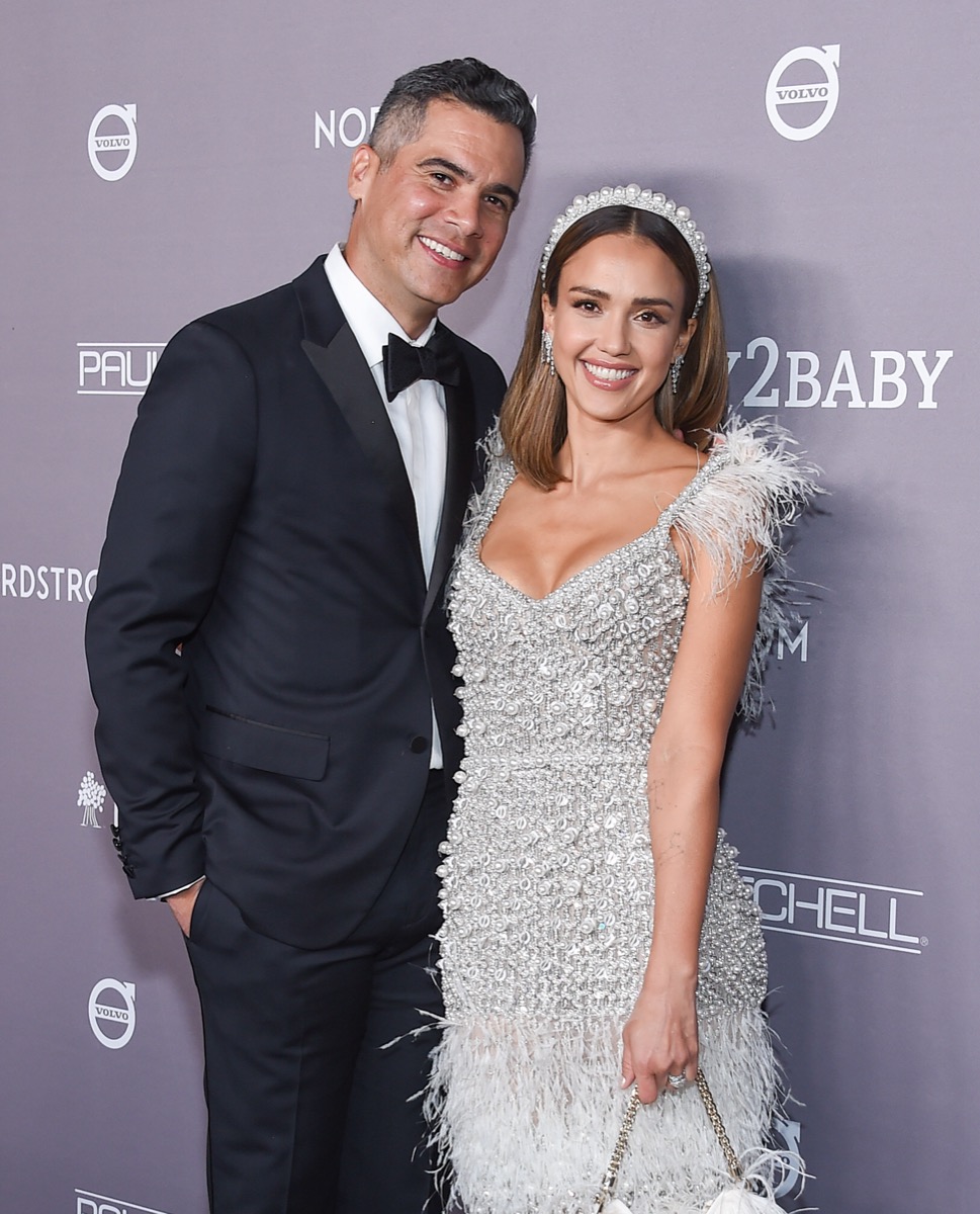 Jessica Alba and Cash Warren at the Baby2Baby Gala in 2019