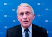 Dr. Anthony Fauci appearing on CNN on Feb. 23, 2021