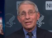Dr. Anthony Fauci appearing on CNN on February 2, 2021