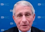 Dr. Anthony Fauci appearing on NBC affiliate WRC-TV on Feb. 22, 2021