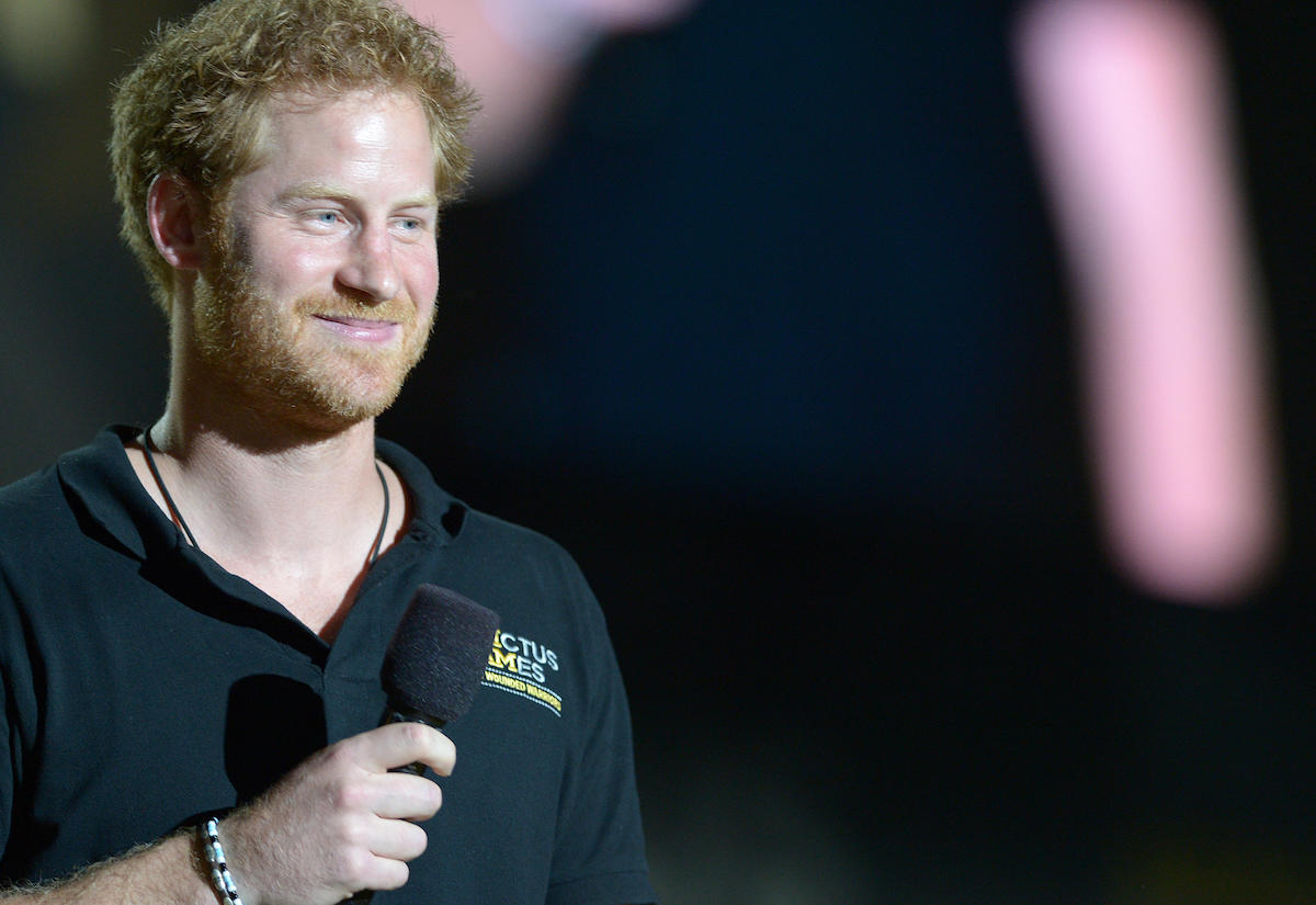 Britain's Prince Harry addresses the audience during the closing ceremony of the 2016 Invictus Games at the ESPN Wide World of Sports Complex in Orlando, Florida on May 12, 2016