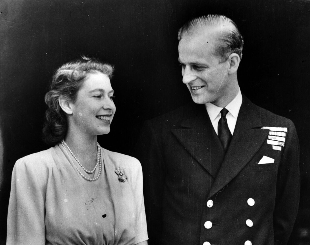 Princess Elizabeth and the Duke of Edinburgh