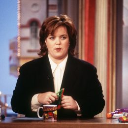Rosie O'Donnell on her talk show in 1996