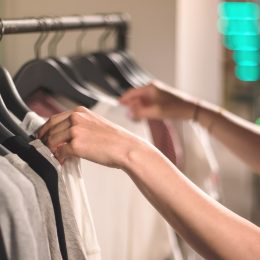 Woman shopping in a store