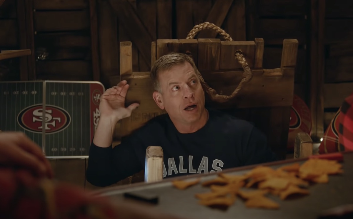Troy Aikman in 2021 Super Bowl Frito-Lay commercial