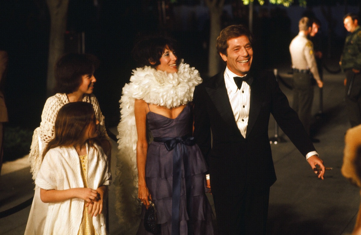 George Segal with family