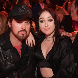 Billy Ray and Noah Cyrus at the 2017 MTV Movie & TV Awards