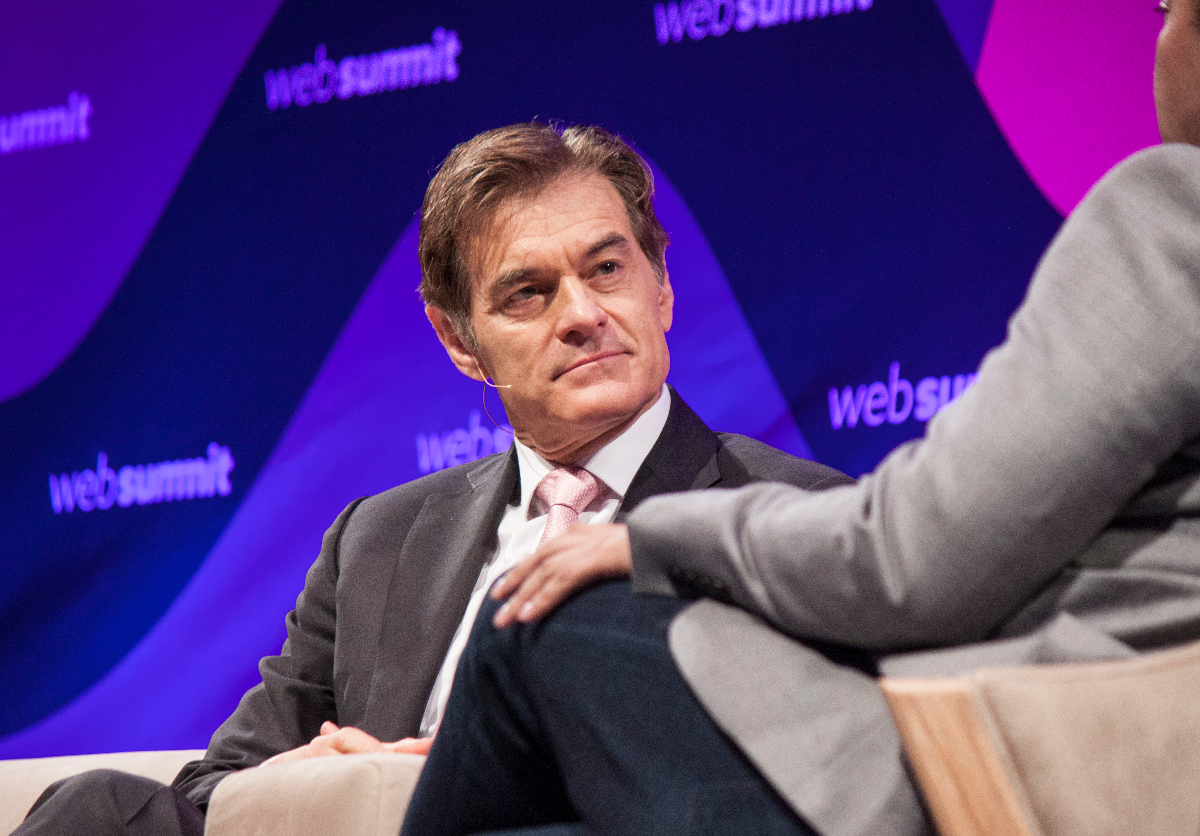 Dr. Oz at the Web Summit in Lisbon, Portugal in 2017