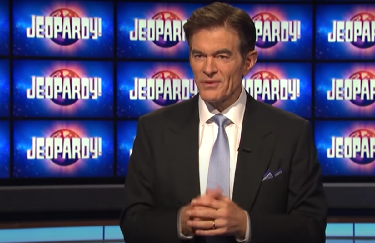 Dr. Oz in his "Jeopardy!" guest host interview