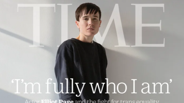 Elliot Page on the cover of "Time" magazine