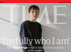 Elliot Page on the cover of "Time" magazine