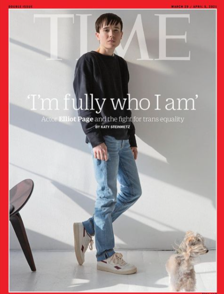 Elliot Page on the cover of "Time" magazine