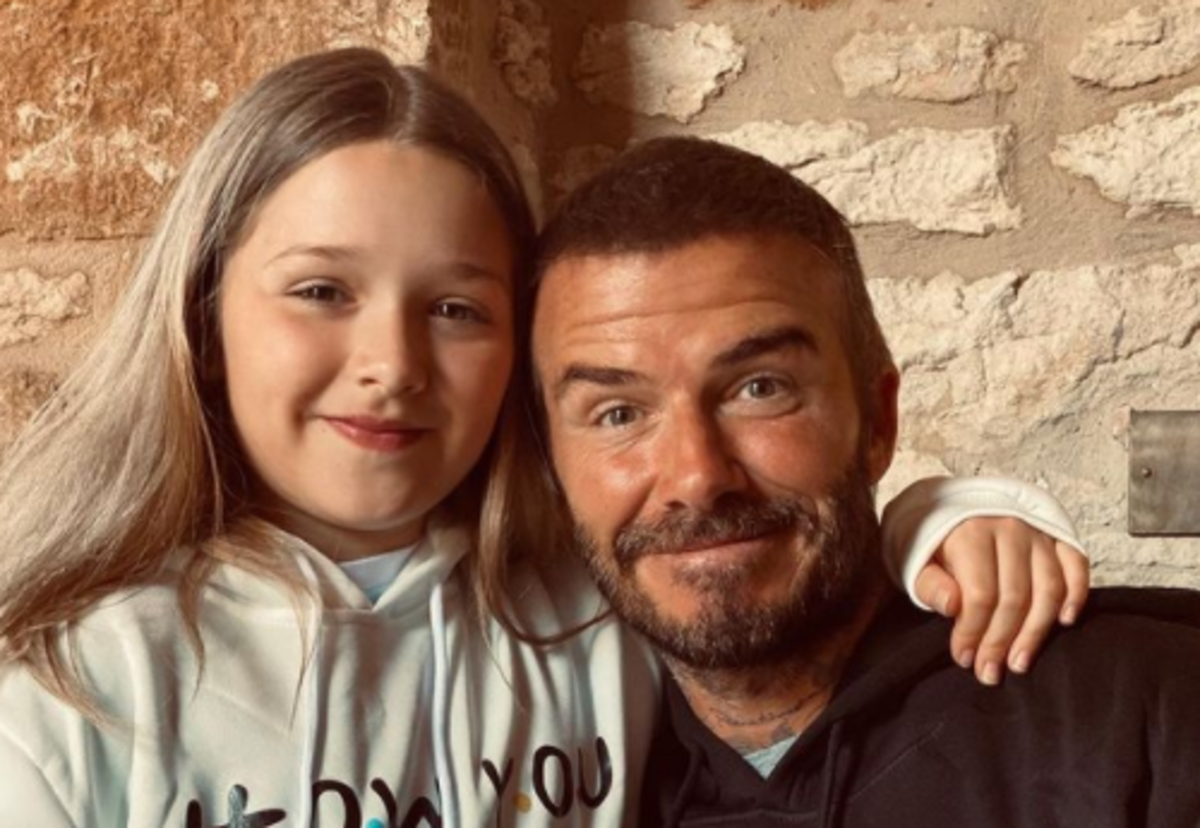 David, Victoria Beckham's daughter Harper looks all grown up