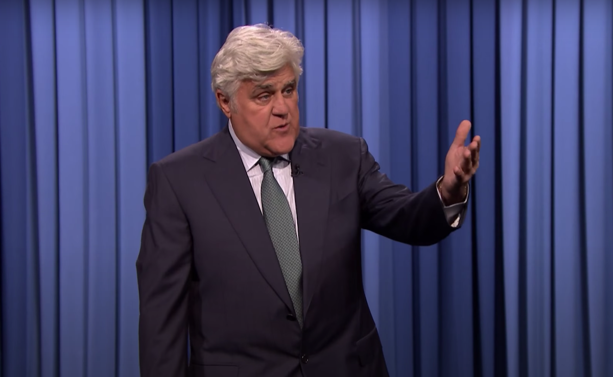 Jay Leno appearing on "The Tonight Show Starring Jimmy Fallon"