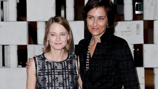 Jodie Foster and Alexandra Hedison at the Hammer Museum's 14th annual Gala In The Garden in 2016