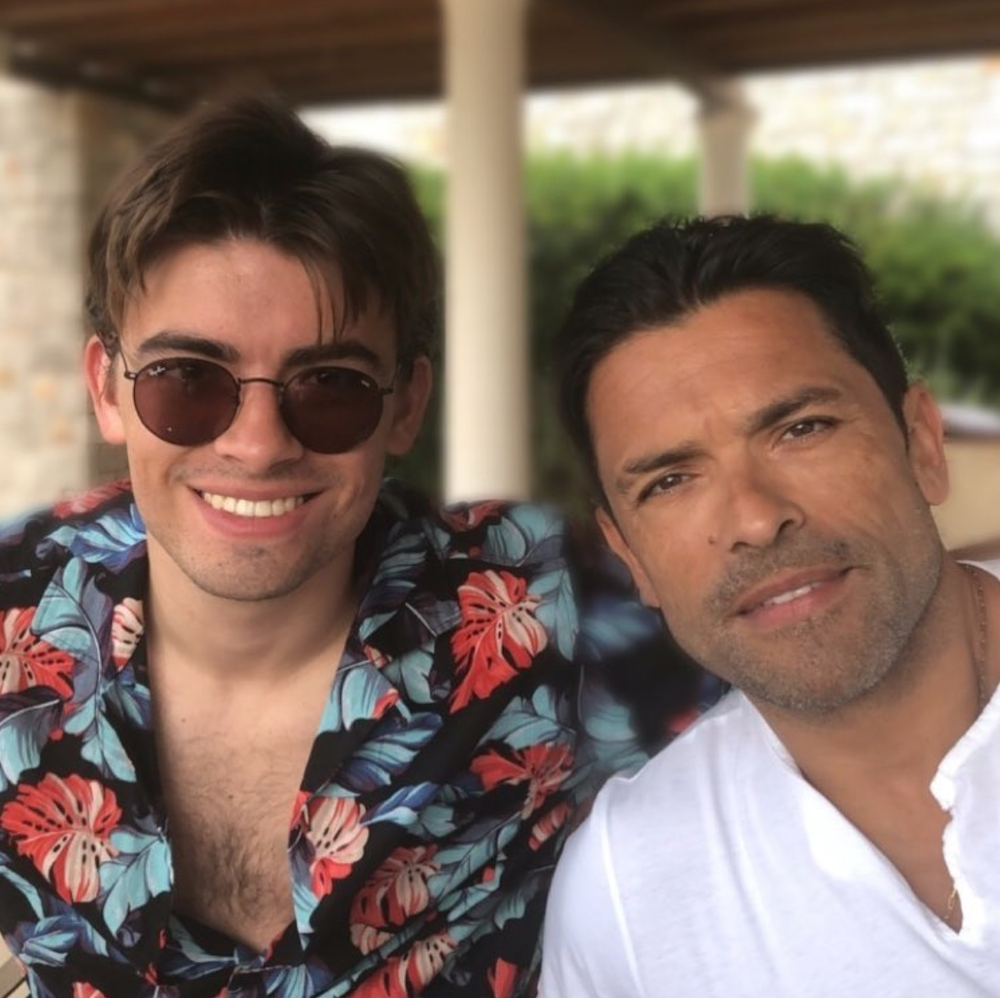 Michael and Mark Consuelos in a photo from Mark's Instagram