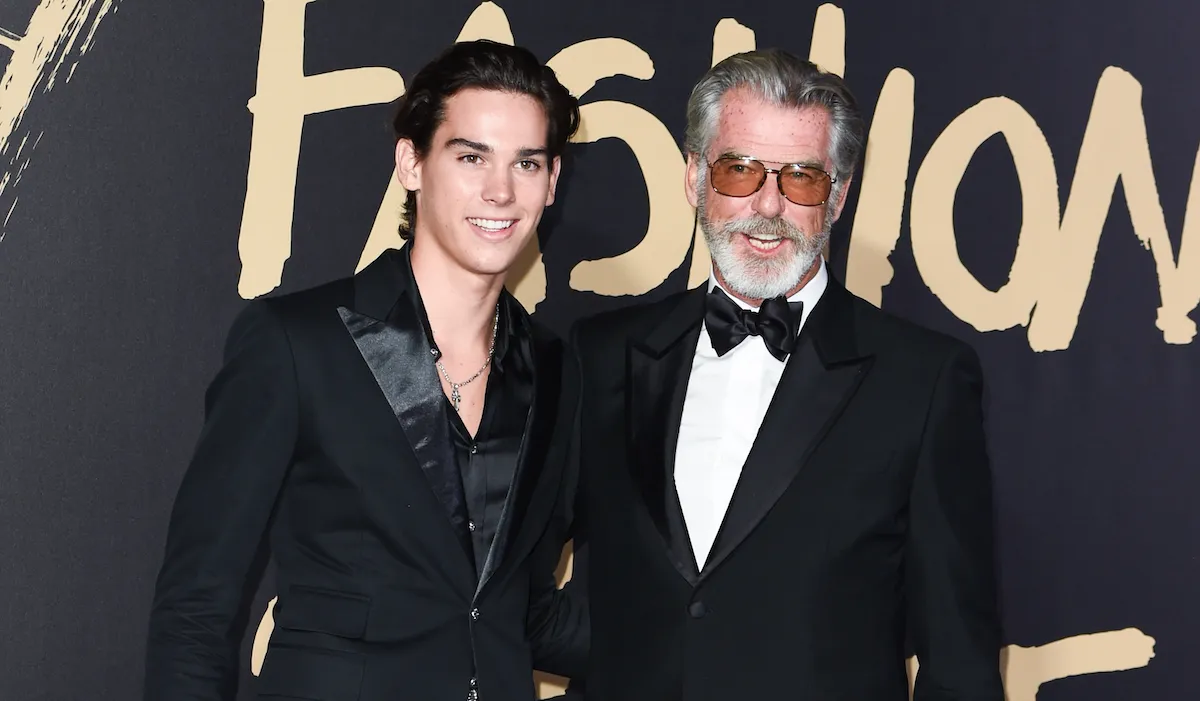 Pierce Brosnan Attends 'The Out-Laws' Premiere with His Two Sons