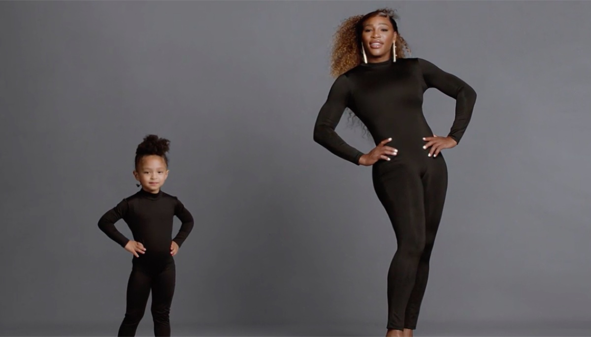 Olympia Ohanian and Serena Williams in Stuart Weitzman campaign