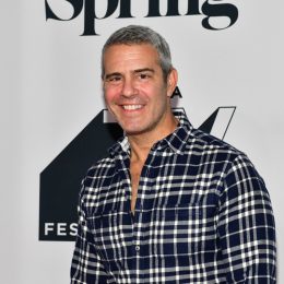 andy cohen on red carpet