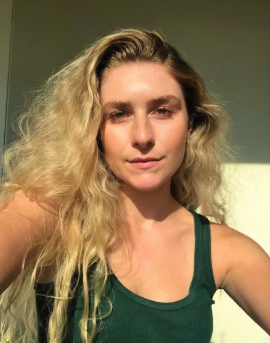 Courtney Taylor Olsen posing on Instagram